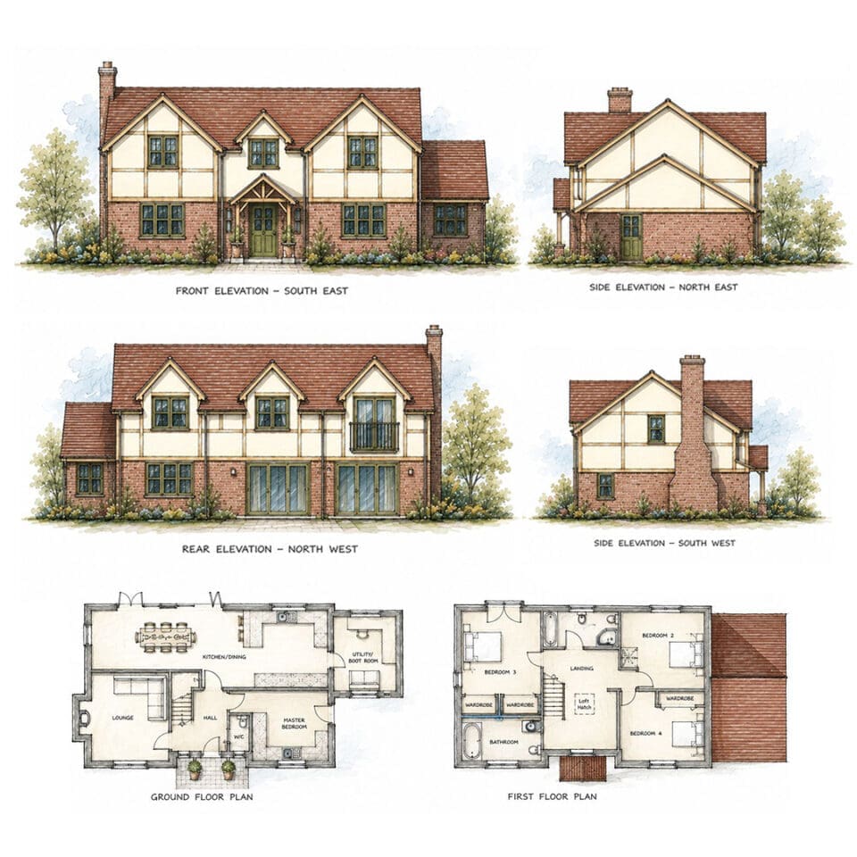 Architecture drawing